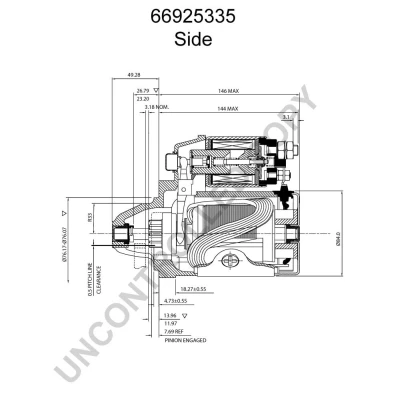 66925335 PRESTOLITE ELECTRIC Стартер (фото 23)