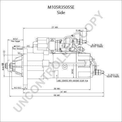 M105R3505SE PRESTOLITE ELECTRIC Стартер (фото 19)