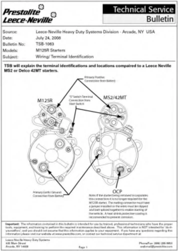 M125R3001SEP PRESTOLITE ELECTRIC Стартер (фото 8)