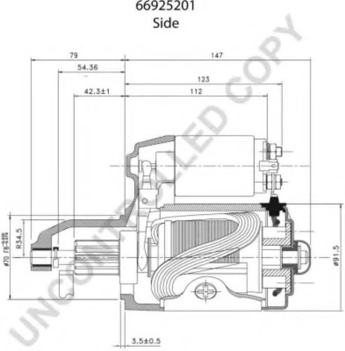 66925201 PRESTOLITE ELECTRIC Стартер (фото 10)