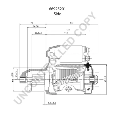 66925201 PRESTOLITE ELECTRIC Стартер (фото 23)