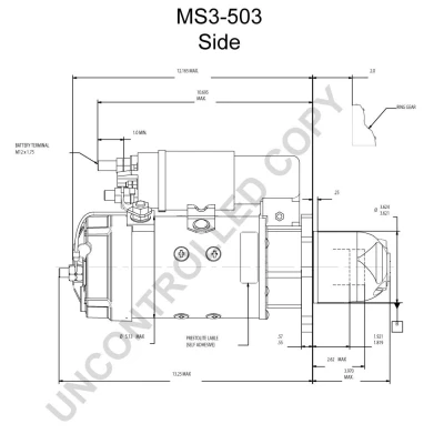 MS3-503 PRESTOLITE ELECTRIC Стартер (фото 12)