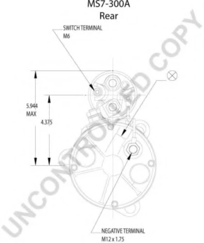 MS7-300A PRESTOLITE ELECTRIC Стартер (фото 7)