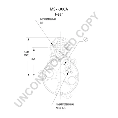 MS7-300A PRESTOLITE ELECTRIC Стартер (фото 10)