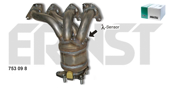 753098 ERNST Катализатор (фото 1)