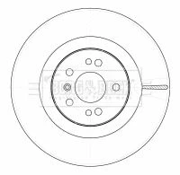 BBD5790S BORG & BECK Тормозной диск (фото 2)