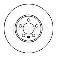 BBD5060 BORG & BECK Тормозной диск (фото 2)