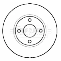 BBD4575 BORG & BECK Тормозной диск (фото 2)