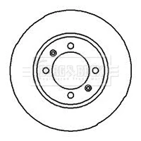 BBD4849 BORG & BECK Тормозной диск (фото 2)