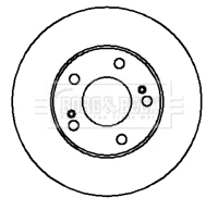BBD4162 BORG & BECK Тормозной диск (фото 2)