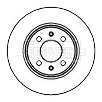 BBD4019 BORG & BECK Тормозной диск (фото 2)