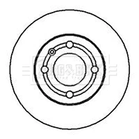 BBD5109 BORG & BECK Тормозной диск (фото 3)