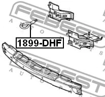 1899-DHF FEBEST Буксирный крюк (фото 2)