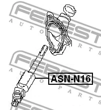 ASN-N16 FEBEST Вал сошки рулевого управления (фото 2)