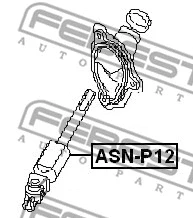 ASN-P12 FEBEST Вал сошки рулевого управления (фото 2)