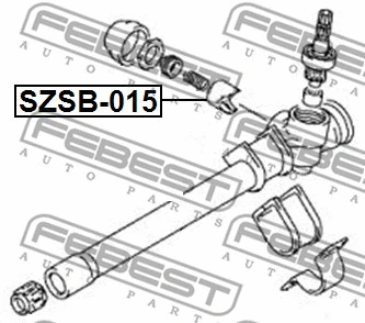 SZSB-015 FEBEST Ремкомплект, рулевой механизм (фото 2)