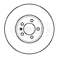 BBD4088 BORG & BECK Тормозной диск (фото 1)