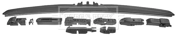 BW20H BORG & BECK Щетка стеклоочистителя (фото 2)