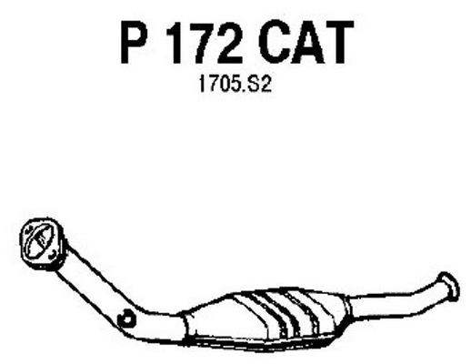 P172CAT FENNO Катализатор (фото 1)