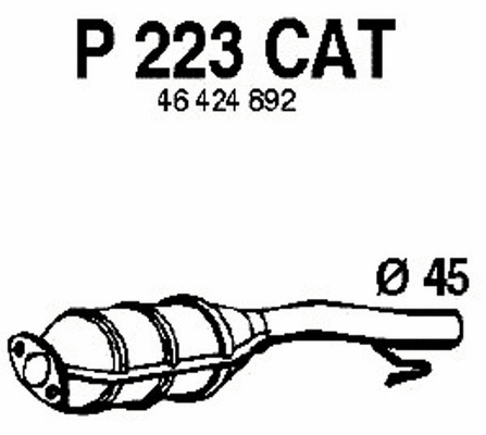 P223CAT FENNO Катализатор (фото 1)