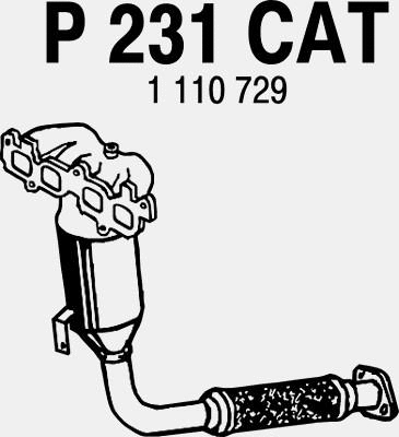 P231CAT FENNO Катализатор (фото 1)