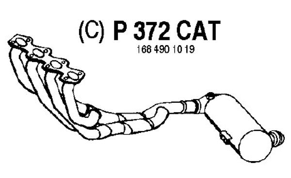 P372CAT FENNO Катализатор (фото 1)