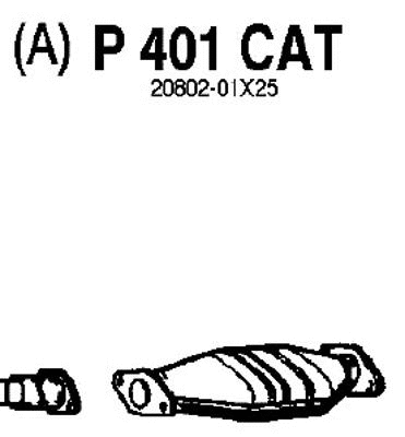 P401CAT FENNO Катализатор (фото 1)
