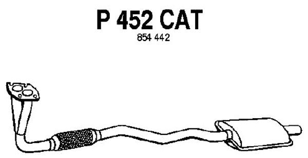 P452CAT FENNO Катализатор (фото 1)