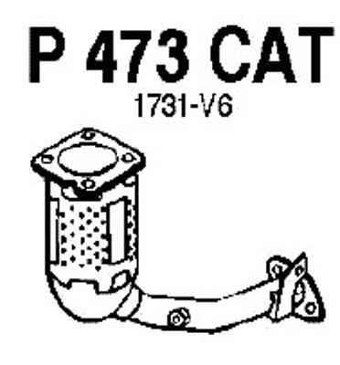 P473CAT FENNO Катализатор (фото 1)