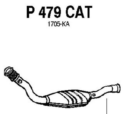 P479CAT FENNO Катализатор (фото 1)