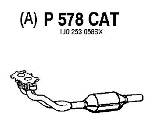 P578CAT FENNO Катализатор (фото 1)
