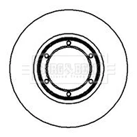 BBD4840 BORG & BECK Тормозной диск (фото 2)