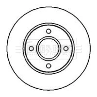 BBD5078 BORG & BECK Тормозной диск (фото 2)