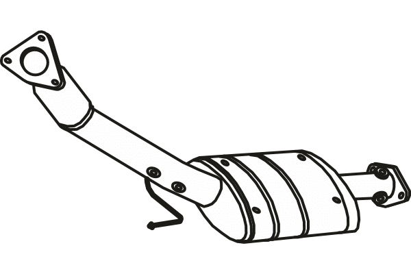 P8857DPF FENNO Сажевый / частичный фильтр, система выхлопа ОГ (фото 1)