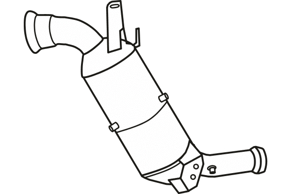 P9816DPF FENNO Сажевый / частичный фильтр, система выхлопа ОГ (фото 1)