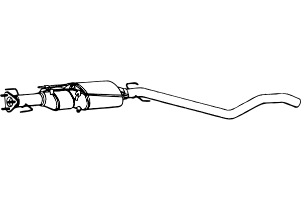P9826DPF FENNO Сажевый / частичный фильтр, система выхлопа ОГ (фото 1)