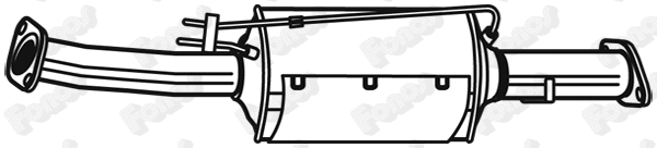 73215 FONOS Сажевый / частичный фильтр, система выхлопа ОГ (фото 1)