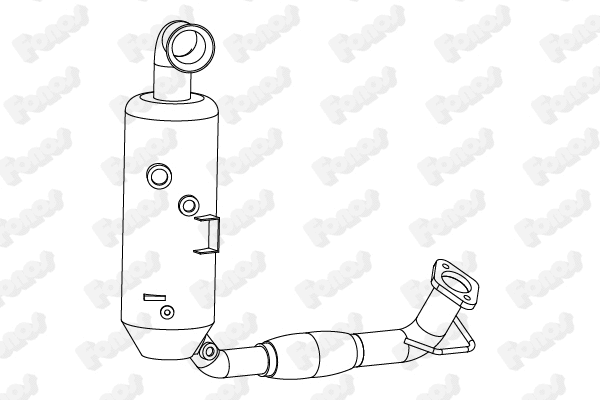 73380 FONOS Сажевый / частичный фильтр, система выхлопа ОГ (фото 1)
