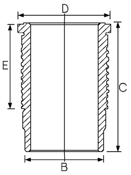 14-673190-00 GOETZE Гильза цилиндра (фото 1)