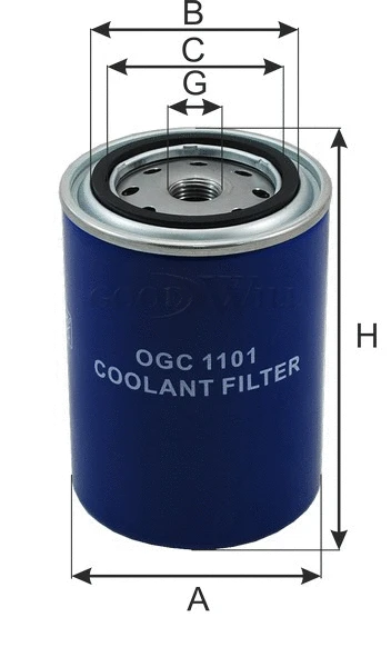 OGC 1101 GOODWILL Фильтр охлаждающей жидкости (фото 2)