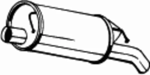 105-137 BOSAL Глушитель выхлопных газов конечный (фото 2)