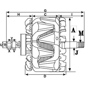 131630 HC-CARGO Ротор, генератор (фото 3)
