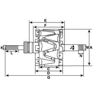 131957 HC-CARGO Ротор, генератор (фото 2)