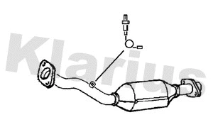 312775 KLARIUS Катализатор (фото 1)