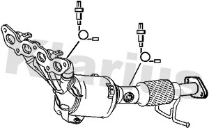 321886 KLARIUS Катализатор (фото 1)