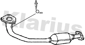 322281 KLARIUS Катализатор (фото 1)