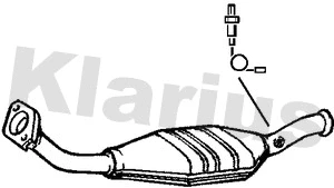 370339 KLARIUS Катализатор (фото 1)