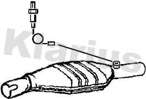 370583 KLARIUS Катализатор (фото 1)
