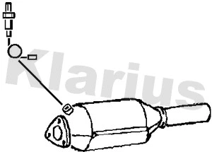 370614 KLARIUS Катализатор (фото 1)