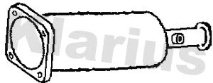 390123 KLARIUS Сажевый / частичный фильтр, система выхлопа ОГ (фото 1)